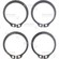 Dana Spicer 5-760SPX-SRK Snap Ring Kit for SPX 1310 M44 Extreme Universal Wheel Joint 