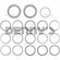 Dana Spicer 2015139 Shim Kit for differntial carrier bearings fits Jeep Dana 35 Rear